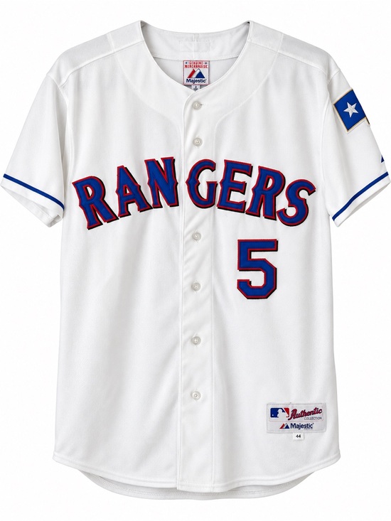 Majestic Other - Majestic Authentic Ian Kinsler #5 Texas Rangers MLB Jersey White Size 44